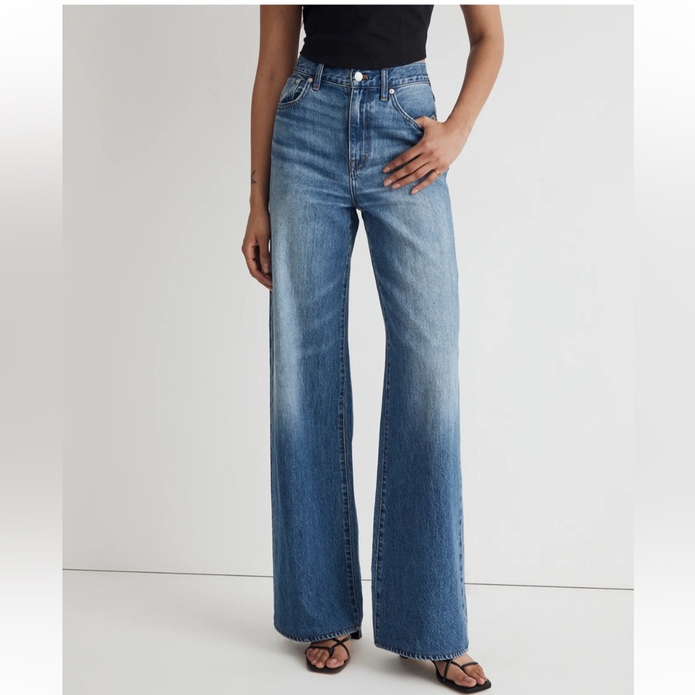 Madewell Superwide Wide Leg Jeans Fannin 26